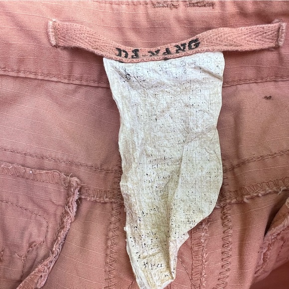 Danang da-nang peach embroidered y2k pants small s - Picture 4 of 8